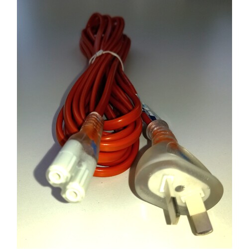 Novis Better Living / ProCair Prime Air Pump - Orange Figure 8 Power Lead - 5m