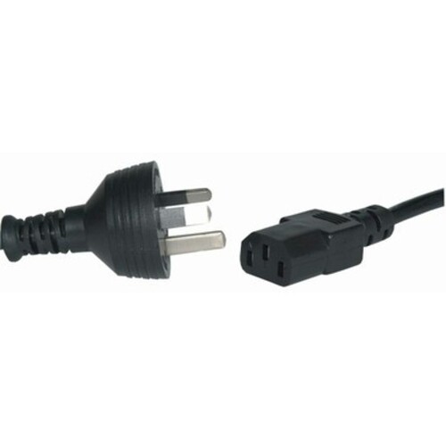 Power Lead - AU Plug To 3 Pin IEC C13 Female - 1.8m