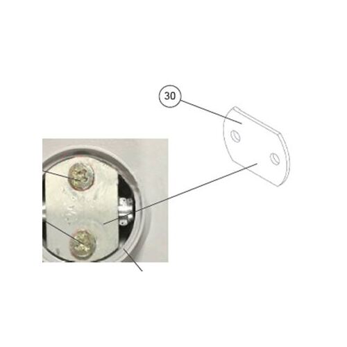 Arjo Alpha Active 4 - Hanging Hook RETAINING PLATE