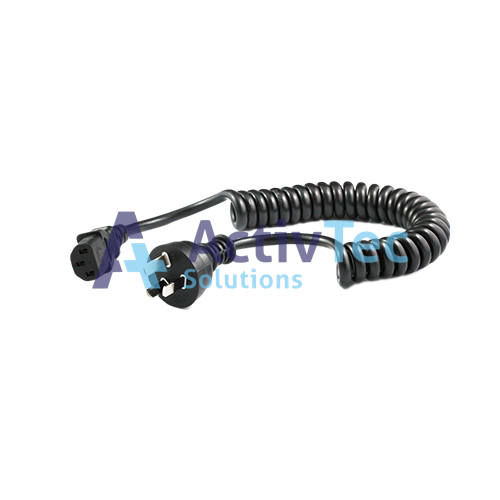 2 Metre coil power cord