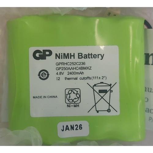 Welch Allyn ProBP 2400 / Riester RBP100 - NiMH Battery - 4.8v 2400mAh