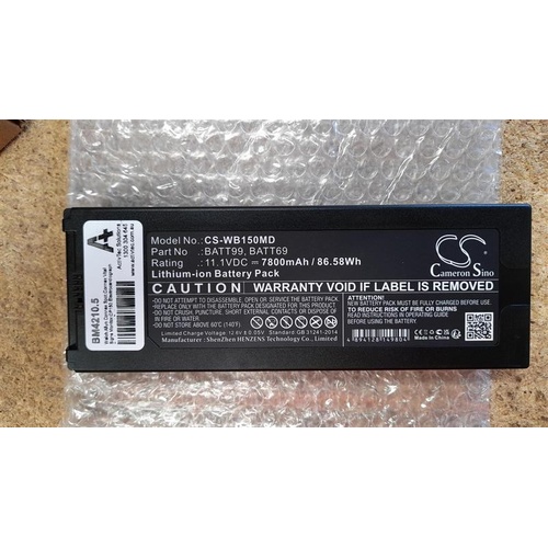 Welch Allyn Connex Spot Vital Signs Monitor / CP150 Electrocardiograph - Replacement Battery Li-Ion 11.1v - 7800mAh