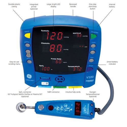 GE Carescape V100 Vital Signs MONITOR