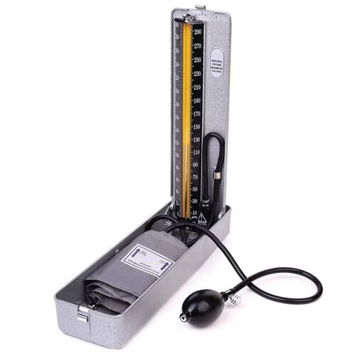 Mercury Desk Sphygmomanometer - Light Grey