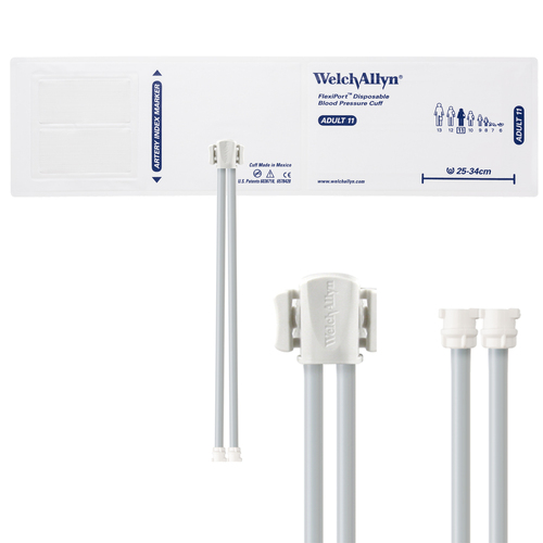 Welch Allyn Soft Disposable FlexiPort CUFF - Adult, Size 11, 25-34 cm - Each