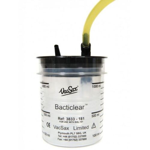 Vacsax 1 Lt Liner Bacticlear Std 8.5mm SUCTION LINER (Pack of 25)