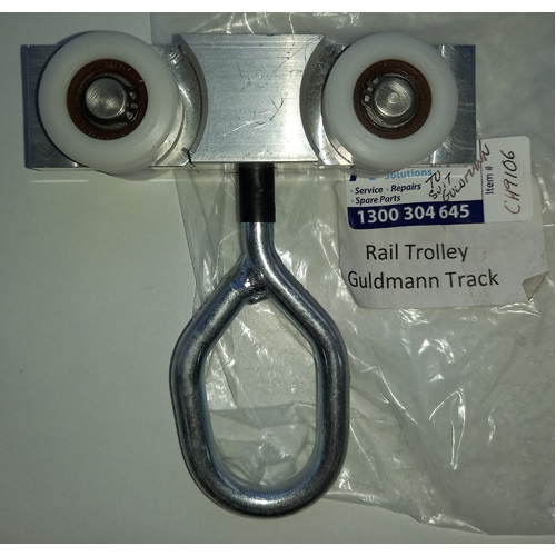 Track Trolley To Suit Guldmann A, B And C Style Track - To Mount Portable Hoist with Hook System