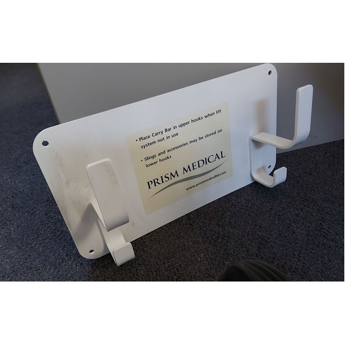 Prism Ceiling Hoist - Sling Bar / Carry Bar Wall Mounted Parking Bracket - Doesn't Include Fixing Hardware