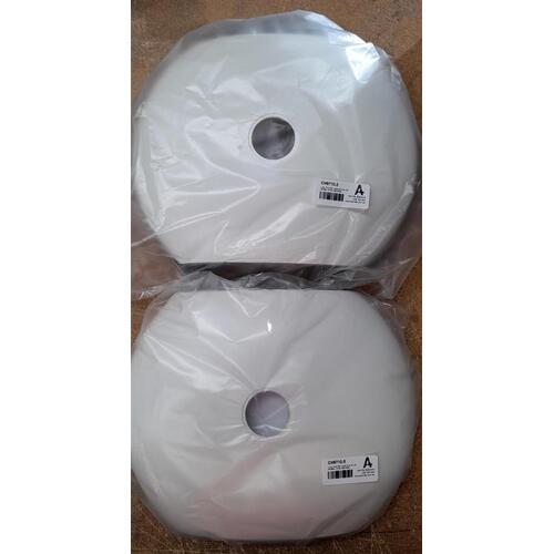Luna, Cover Set, Upper & Lower with Handles - White (New Style).