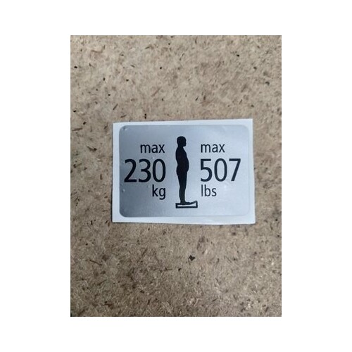Molift Nomad - 230kg SWL Sticker
