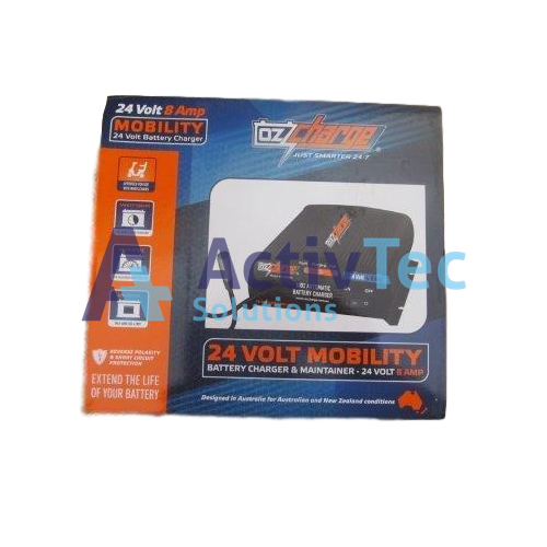24V 8 Amp Battery Charger With XLR / 3 Pin Plug