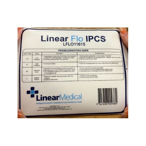 PC-AL202045 - Label, Alarm Troubleshooting Guide for Linear IPCS