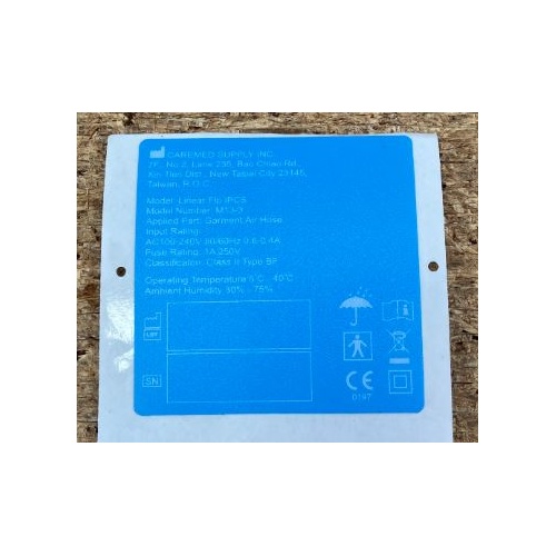 PC-AL204343 - Label, Serial for Linear IPCS