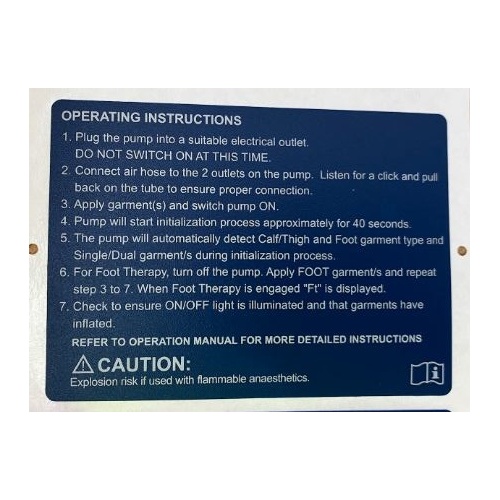 PC-AL204342 - Label, Operating instructions for Linear SQS