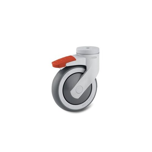 Tente 150mm Plastic Brake Castor - Red Tab - Suit Air Comfort Chairs