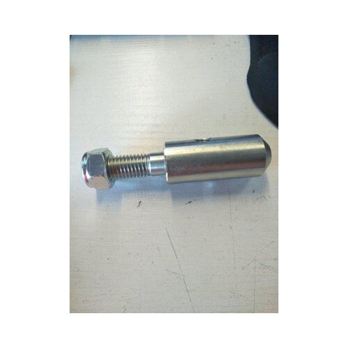 Solid Pintle - 22mm Diameter x 48mm Long - Zinc Plated - Round