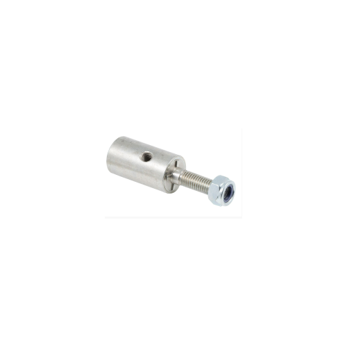 Solid Pintle - 28mm Diameter x 48mm Long - Zinc Plated - Round