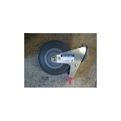 Fallshaw MSQ Series 125mm Brake Castor - 13mm Bolt Hole