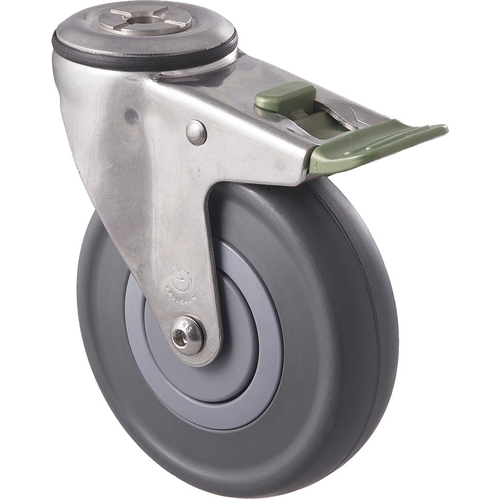 Fallshaw Stainless Steel MSC Series 125mm Directional Lock Castor