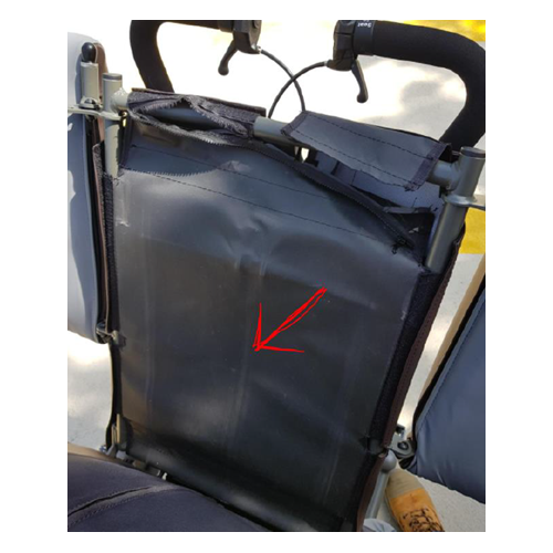 Aspire Air Chair - Backrest Inner Frame Cover / Under Support - Large - 50cm