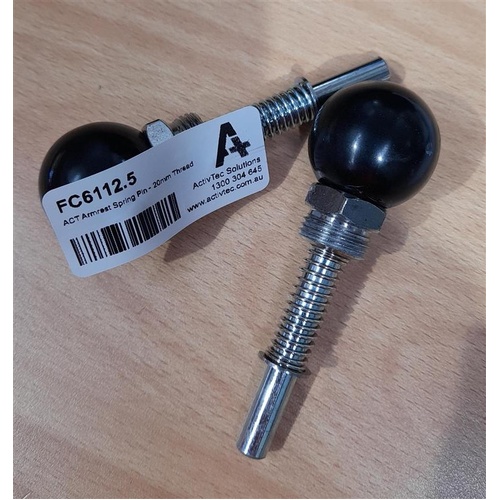 ACT Chair - Armrest / Wing Release Spring Pin - 20mm Thread