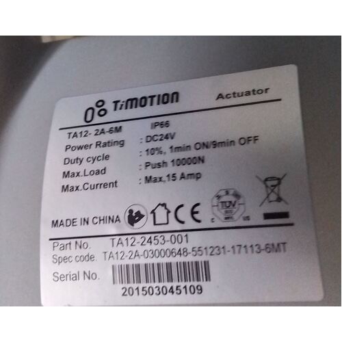 Timotion TA12-2453-001 ACTUATOR