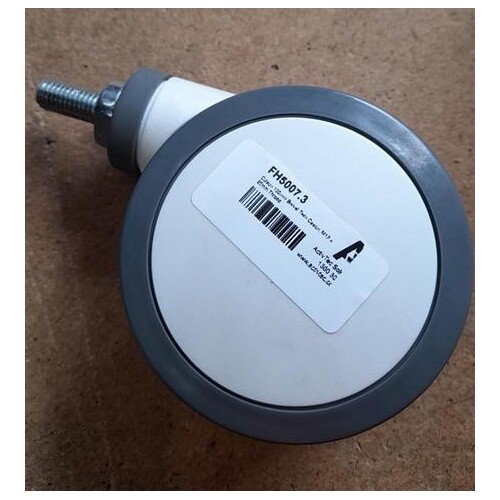 Colson 100mm Swivel Twin Castor, M12 x 25mm Thread