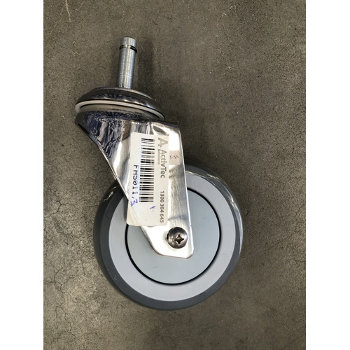 100mm Swivel Castor With 11mm x 36mm Friction Stem / Grip Neck - BUILD ITEM