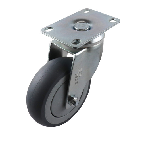 100mm Swivel Castor, 95mm x 70mm plate