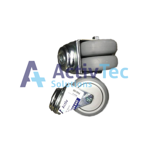 Tente 75mm Swivel Twin Castor - Bolt Hole - Each
