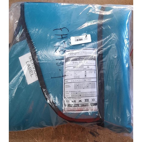 Allegro Standing Transfer SLING - Fabric - Buckle Waist Band - Keyhole Connections  Extra Large