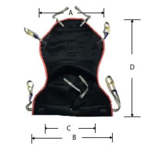 Lift Assist Comfort Recline Head Support Sling Extra Extra Small