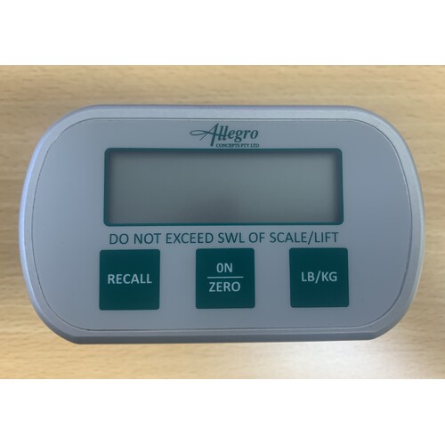 Allegro Weigh Scale For Pivot Frame Only - See Attributes