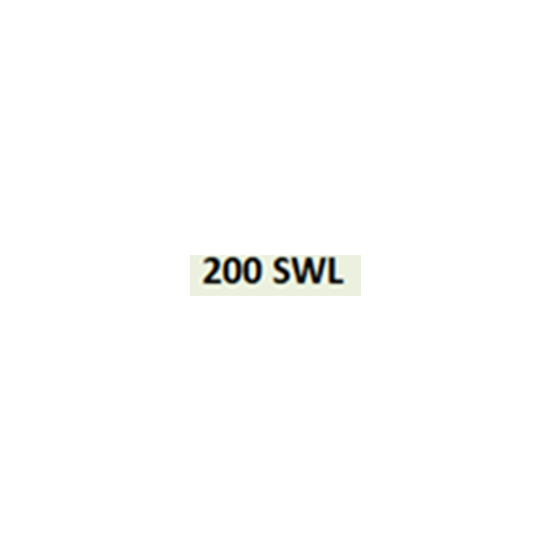 Haycomp Later Version Joey Hoist 200kg SWL Label For Mast