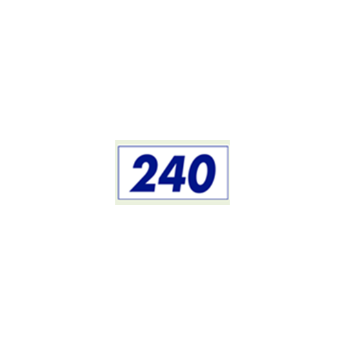 Haycomp Jumbuck Hoist 240 Model (Blue) Label For Boom