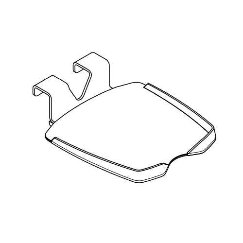 Invacare ISA Standing Lifter - FOOTPLATE - Low And Flat