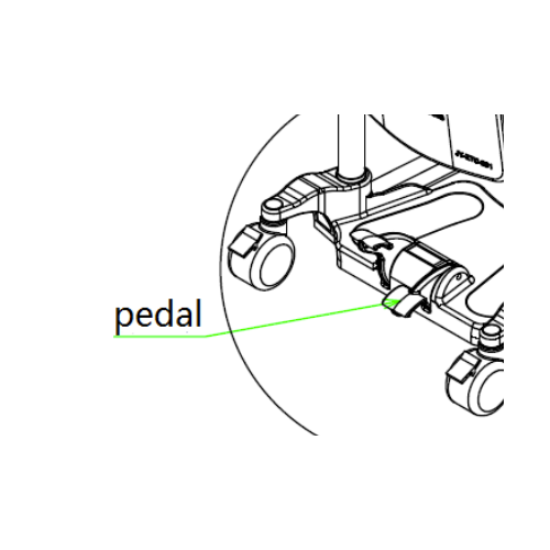Peak Care Shifty Transfer Aid - Foot Pedal For Leg Mechanism