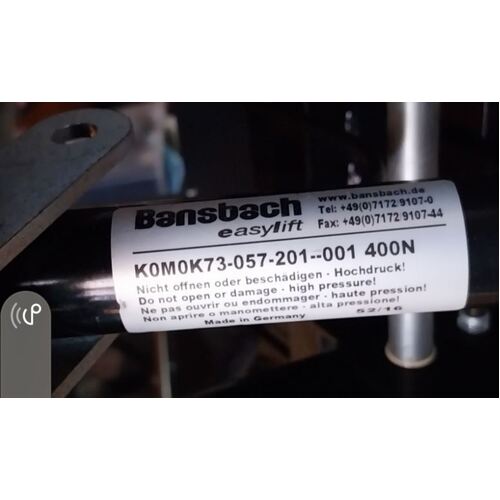 Bansbach K0M0K73-057-201--001 400N GAS STRUT