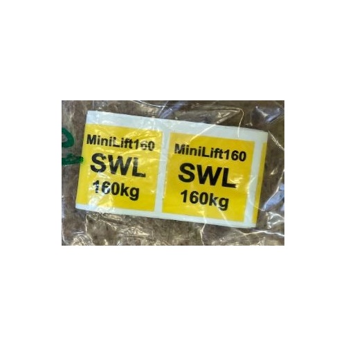 MiniLift 160 SWL Sticker