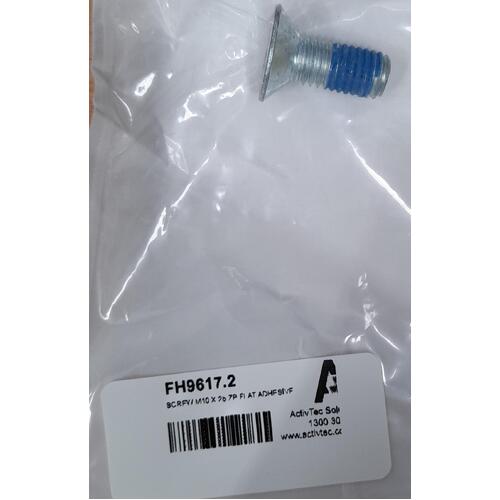 SCREW M10 X 25 ZP FLAT ADHESIVE  (for Arjo Stedy Leg Mechanism)