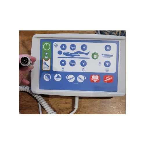 Malvestio Delta 4 / Botero Bariatric Ward Bed - Attendant Control Panel
