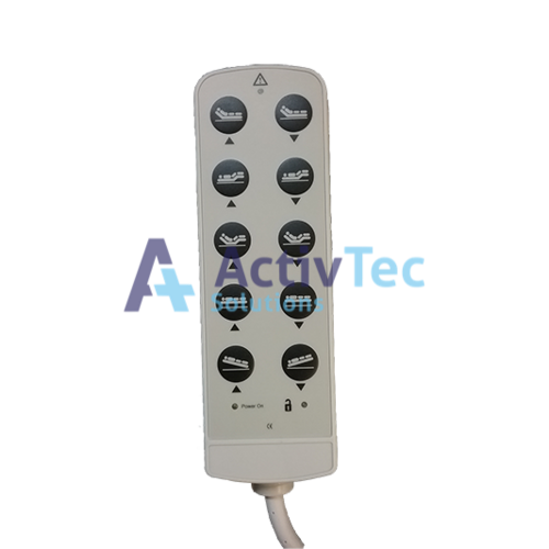 Dewert 51518 Handset - 10 Button - 13 Pin Plug - With Magnetic Lock