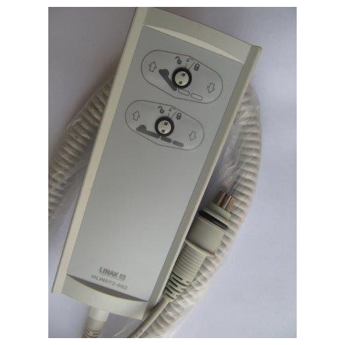 Linak HLW072-002 Handset - 4 Button With Lock - Round 8 Pin Plug