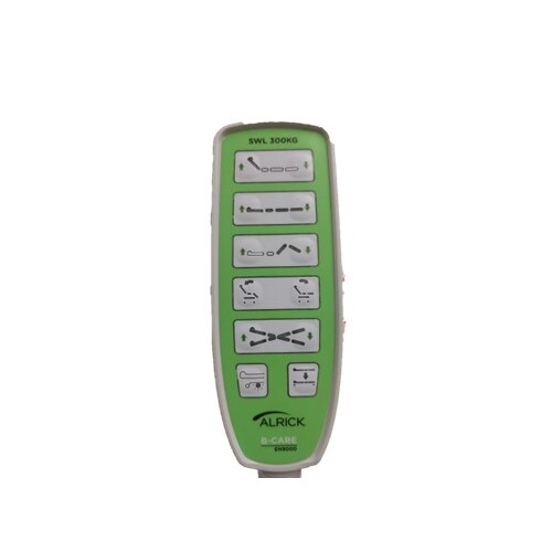 Alrick EN7 / EN9000 Bed - GREEN Handset - 12 Button - RJ45 / Internet Style Plug - 300kg SWL