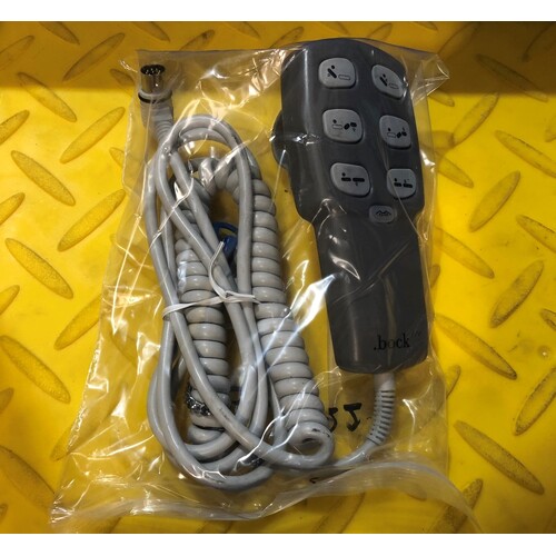 Bock Livorno Handset - 6 Button And Light - Round 8 Pin Plug - 800.00492