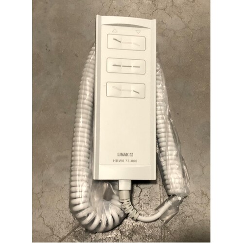 Sorrento Bed Handset - 6 Button - RJ45 / Internet Style Plug - Linak HBW073-006