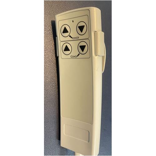 All Care TC230 / Regal Table - 4 Button Timotion Handset - RJ45 / Internet Style Plug - Green Ring