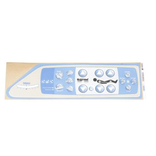 Hill-Rom Total Care - Caregiver Control LABEL / Membrane w/o Nurse Call - RHS