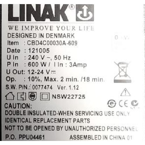 Linak Deskline CBD6SC00030A-709 CONTROL BOX