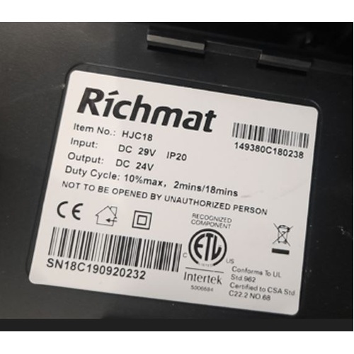 Richmat HJC18 - Replacement Control Box - 4 Pin
